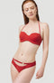 O'Neill Havaa Mix - Bikinitopje - Bandeau met afneembaar nekbandje - Bossa Nova Red