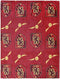 Harry Potter Gryffindor Snitch Flannel Blanket