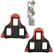 Shimano SM-SH10 - SPD-SL Schoenplaatjes - 0 graden scharnierend - Rood (set)