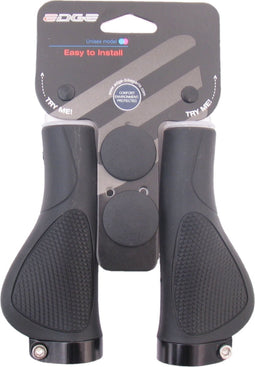 Handvatset Edge ErgoCity Plus met lockring - 136/136mm - zwart