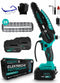 ProXtar Mini Kettingzaag - Kettingzaag - Snoeizaag - Takkenzaag - Handzaag - Inclusief Opbergkoffer, 2 Accu's & 3 Kettingen - Automatische Kettingsmering - Brushless