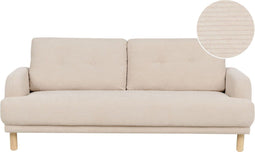 TUVE - Driezitsbank - Beige - Corduroy