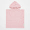Sunnylife Kids SwimtimeTerry Beach Hooded Towel 6-9 Surf- Ice Pink
