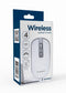Gembird MUSW-4B-06-WS - Draadloze optische muis - 1600 DPI - Zilver/Wit