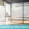 Privacy Window Film, Frosted Glass Window Film, Niet-klevende Statische Cling Window Clings, Ondoorzichtig Window Vinyl, UV Blocking Glass Covering for Home Office Meeting Living Room, 60 cm x200 cm