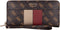 Guess Katey Slg Large Zip Around - Ritsportemonnee - 10 vakken - Bruin