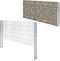 vidaXL - Schuttingpalen - 10 - st - 160 - cm gegalvaniseerd - staal - zilverkleurig