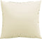 vidaXL - Sierkussens - 4 - st - 50x50 - cm - stof - crèmekleurig