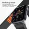 imoshion Nylon Trail bandje - Geschikt voor Apple Watch 1, 2, 3, 4, 5, 6, 7, 8, 9, 10 (42 mm), SE - 38/40/41 mm - Grijs - One Size