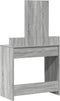 vidaXL - Grijze - Sonoma - Kaptafel - met - Lades - - - 79x41x140 - cm