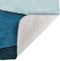 Dutch House Toiletmat Dijon - WC Mat 60x50cm - Blauw - Antislip - Toiletmat met uitsparing - Badkamer Mat - Snel Absorberend - Snel Drogende Toiletmat