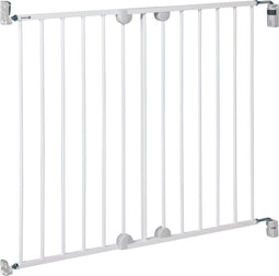 Safety1st Wall Fix - Uitschuifbaar traphekje - 62 t/m 102 cm - Schroefbevestiging - Metal White