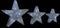 vidaXL - Kerstdecoratiesterren - 3 - st - LED - buiten - binnen - mesh - wit