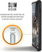 Urban Armor Gear Monarch - Smartphonehoesje - 5-laagse bescherming - Zwart
