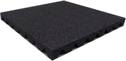 Terrastegel Rubber 50 x 50 (45 mm) zwart