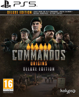 Kalypso Commandos: Origins Deluxe Edition - PS5 - Real-time tactiek - 4K visuals