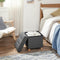 Songmics Kruk - Opvouwbare Kruk Met Opbergruimte - 38 x 40 x 38 cm - Grijs