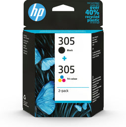 HP 305 - Inktcartridges - 2-Pack Tri-color/Black