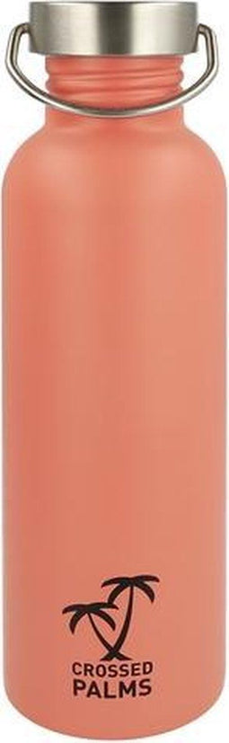 Westcott drinkfles - Crossed Palms - RVS - koraal - 750ml - AC-CP10000