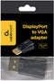 Gembird A-DPM-VGAF-01 - Mini DisplayPort naar VGA adapter - Plug & play - Zwart