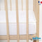 Yoopidoo - Babymatras met airconditioning - 60x120 cm - 1 koele zomerzijde / 1 gevoerde winterzijde - Zonder chemische behandeling