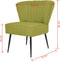 vidaXL Cocktailstoel stof groen