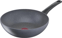 Tefal Healthy Chef - Wokpan - 28 cm - Mineralia + coating - Grijs