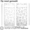 iMoshion Hoesje Geschikt voor Google Pixel 6a Hoesje Siliconen - iMoshion Design hoesje - Meerkleurig / Hearts