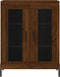 vidaXL - Dressoir - 69,5x34x90 - cm - bewerkt - hout - bruin - eikenkleur
