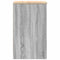 vidaXL - Garagekast - 40x51x85 - cm - massief - grenenhout - grijs - sonoma