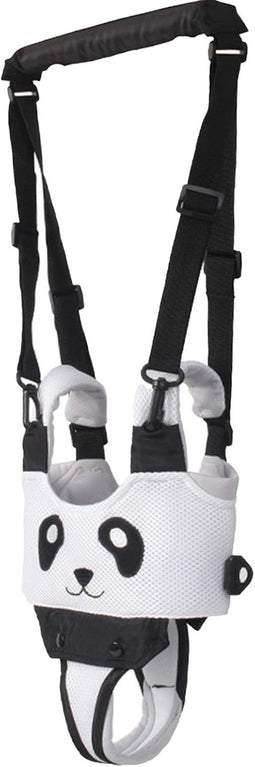 Yolispa Baby Walking Assistant Loop- en Stapharnas voor Peuters – Verstelbaar – Zwart/Wit Panda –
