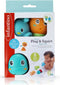 Infantino - Badspeeltje Plug & Play 4 waterdiertjes - Badspeelgoed