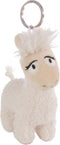 Nici Sleutelhanger Lady Lama Junior 10 Cm Pluche Wit