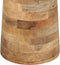 vidaXL - Bijzettafel - Ø33x50 - cm - massief - mangohout