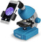 Bresser Junior Microscoop 40x-640x - LED verlichting - 3 objectieven - Blauw