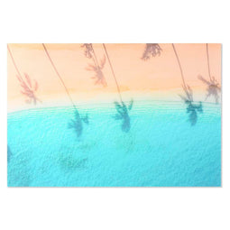 Schilderij Home ESPRIT Blauw Beige Bedrukt 150 x 0,4 x 100 cm
