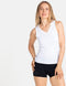 ODLO ACTIVE F-DRY LIGHT ECO-singlet - V-neck - Snel drogend - White - Maat XS