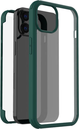 Accezz Hoesje Geschikt voor iPhone 12 Pro / 12 Hoesje - Accezz 360° Full Protective Cover - Donkergroen