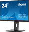 Iiyama ProLite XUB2497HSN-B2 - 24'' IPS Monitor - USB-C Dock RJ45 LAN - Zwart