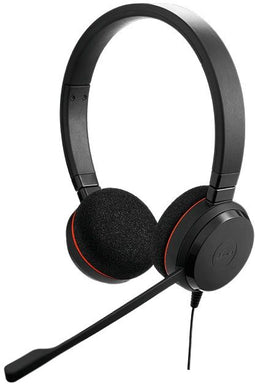 Jabra Evolve 20 UC Duo - Bedrade headset - USB-C - Zwart