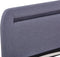 vidaXL - Bedframe - met - LED - zonder - matras - stof - lichtgrijs - 150x200 - cm