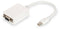 Digitus DB-340407-001-W - Mini DisplayPort naar VGA (D-Sub) kabel - 15 cm - Wit