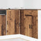 vidaXL - Spoelbakonderkast - Lyon - bewerkt - hout - oud - houtkleurig