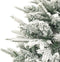 vidaXL - Kunstkerstboom - met - sneeuw - 120 - cm - PVC - en - PE - groen