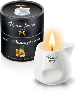 Plaisirs Secrets Massagekaars Ananas & Mango - 80 ml