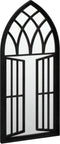 vidaXL - Spiegel - 100x45 - cm - ijzer - zwart