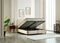 Dreamhouse Marrakech Opberg Boxspring Bed - 180x200 - VELVET BEIGE - Met veel Opbergruimte en Inclusief Hoofdbord.