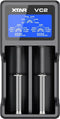 XTAR VC2 - USB Batterij-oplader - LCD-display - Zwart