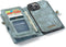 Caseme - vintage 2 in 1 portemonnee hoes - Geschikt voor iPhone 13 Pro - Blauw