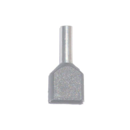 Geïsoleerde punt EDM - 4 mm Dubbel - Grijs (100 Stuks)